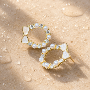Pearl Bow Studs/Tops